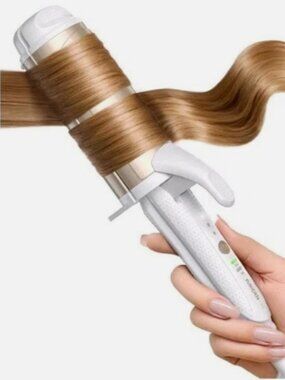 FURIDEN Lite 2 in 1 Dual Voltage 2 Inch Ceramic Curling & Flat Iron White LM-267